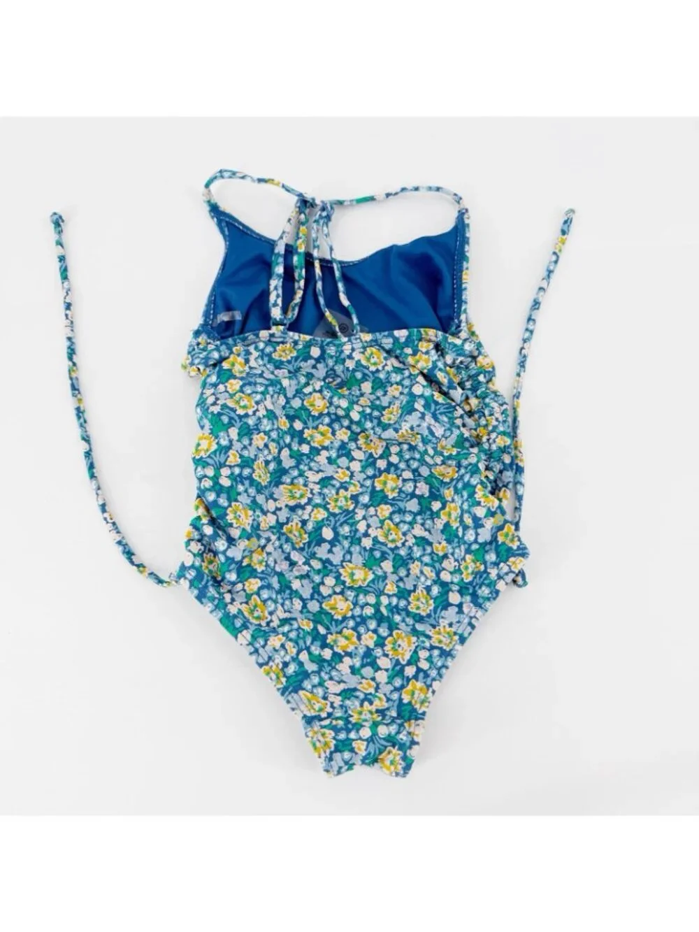 Nani Swimwear Girls 4T Bathing Suit Salton Side Tie One Piece Floral